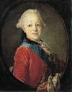 Fyodor Rokotov Emperor Paul I as a Child oil on canvas